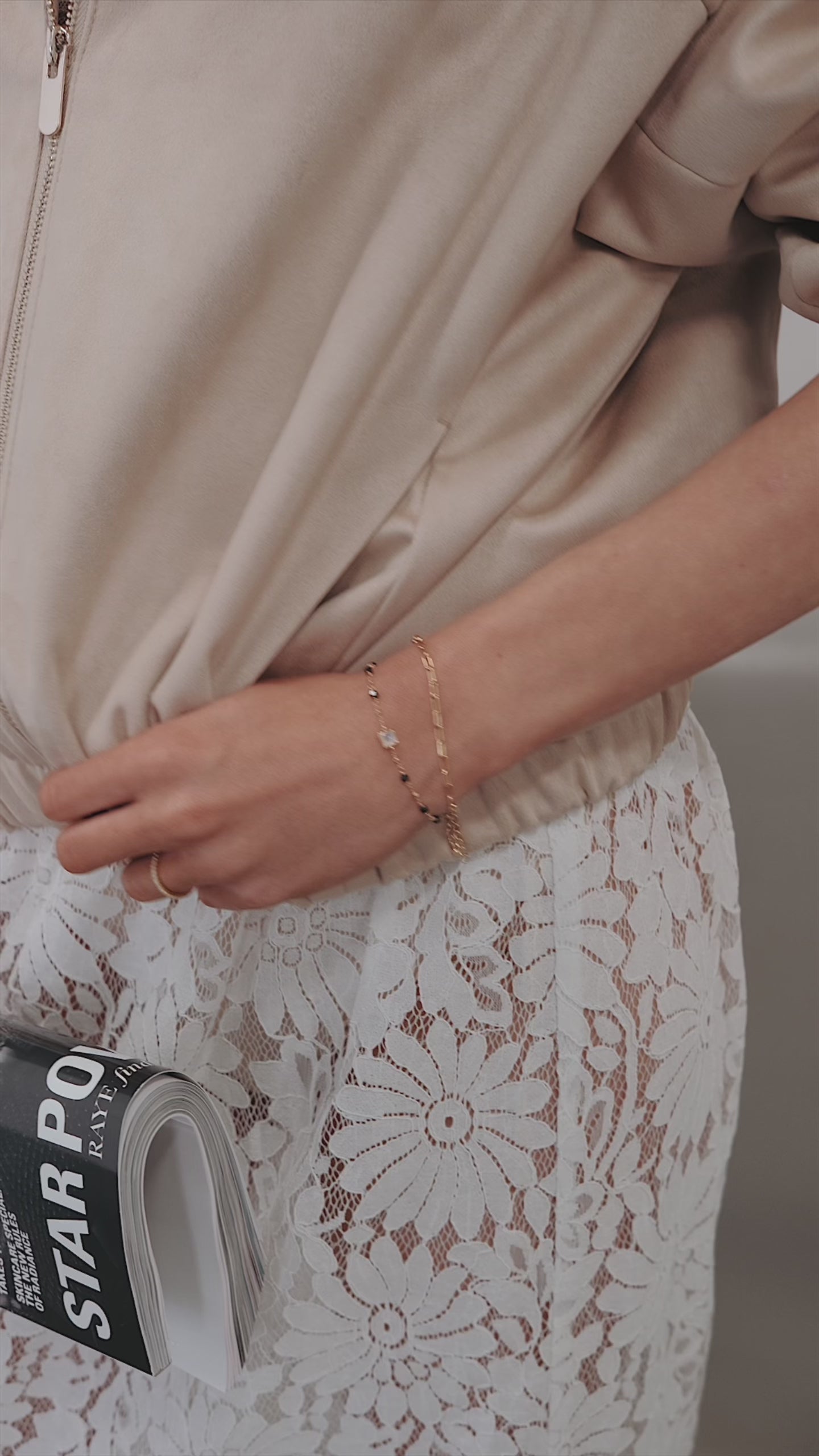 Fine Paperclip Bracelet