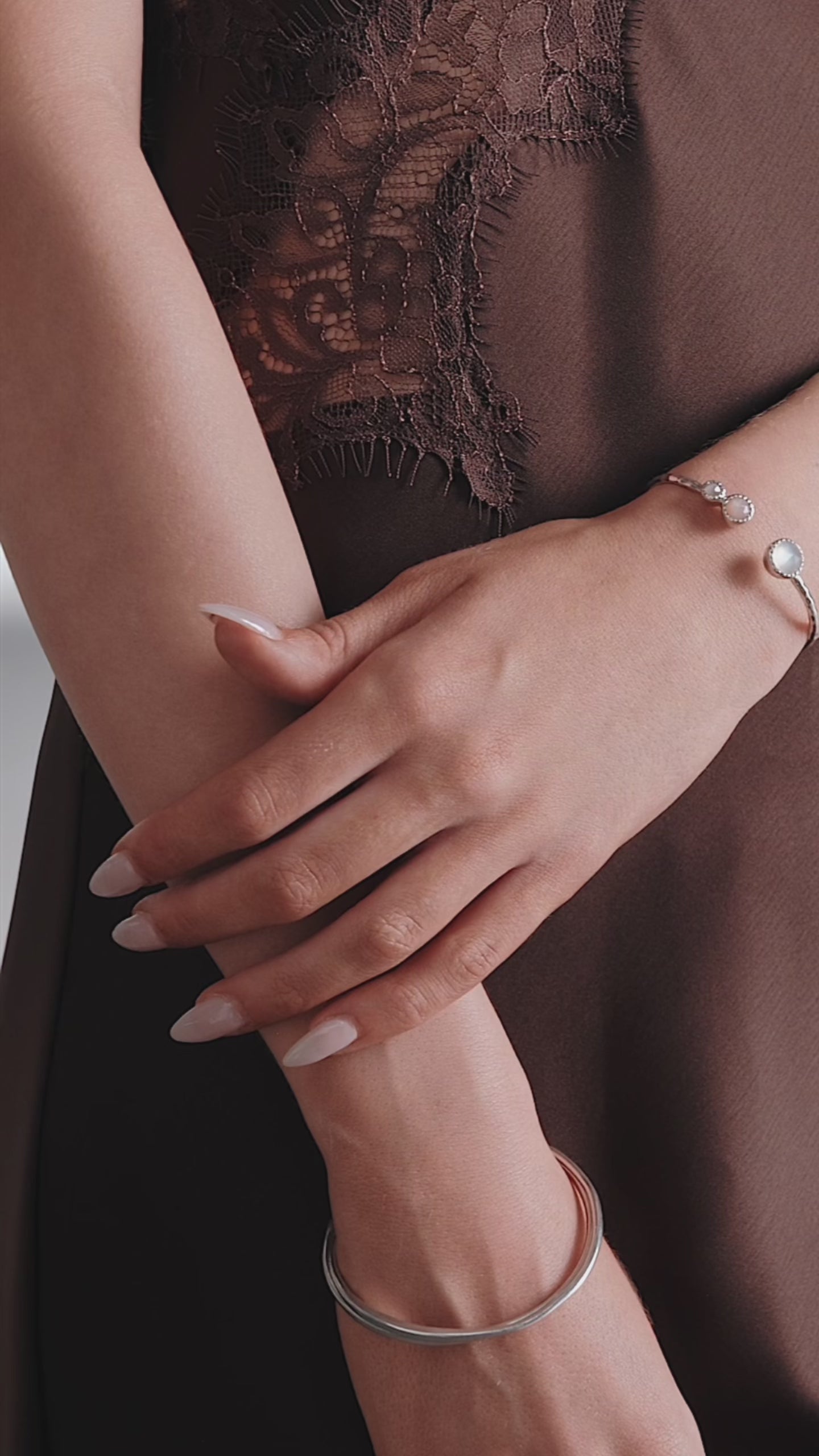 Solstice Moonstone Bangle