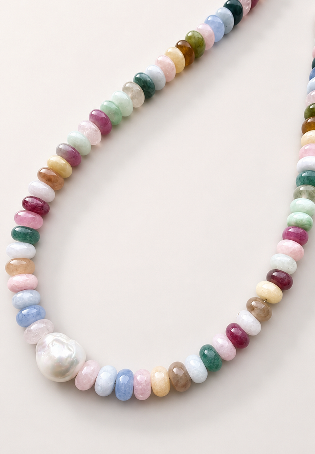 Spring Baroque Pearl Necklace