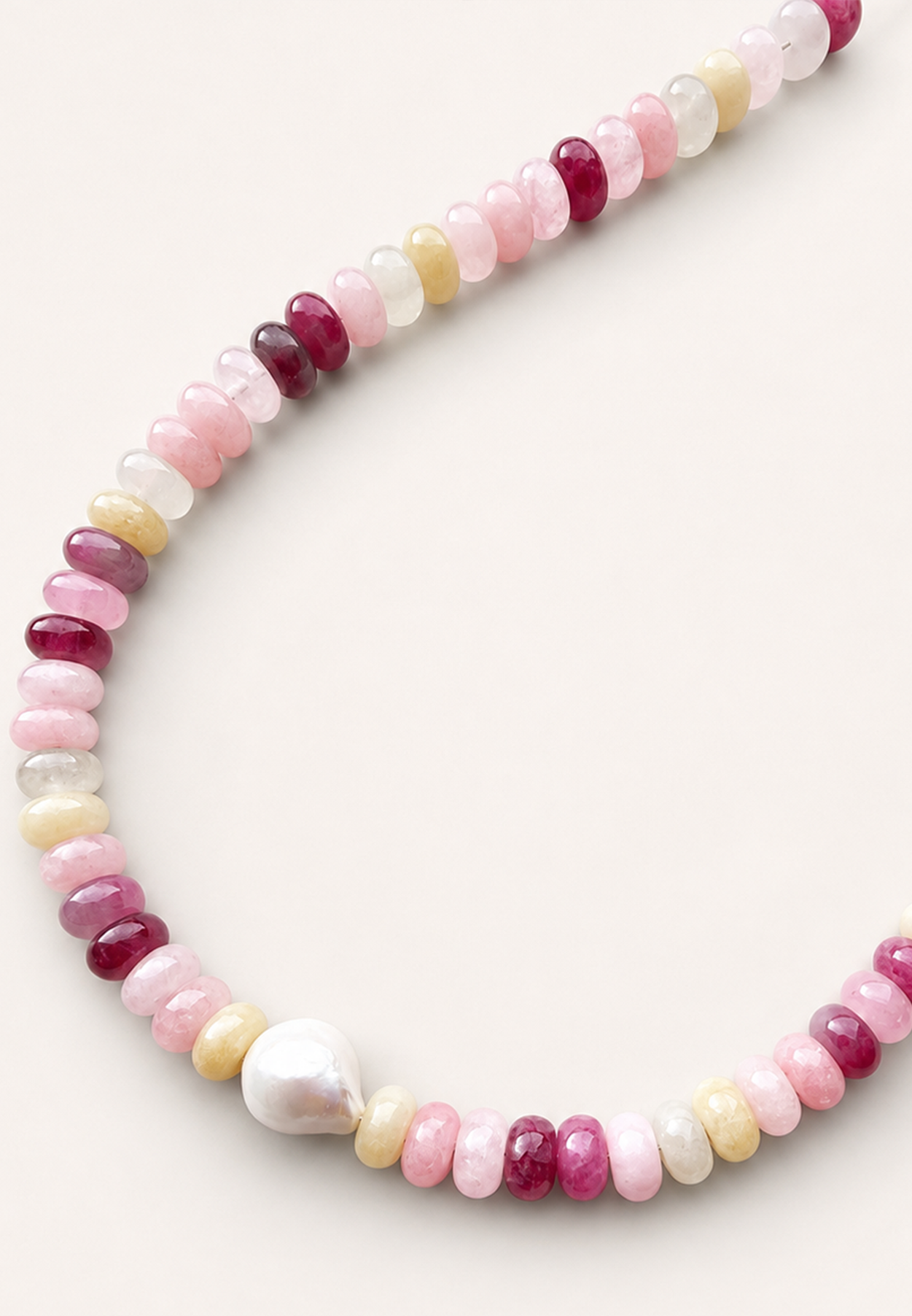 Sunset Baroque Pearl Necklace