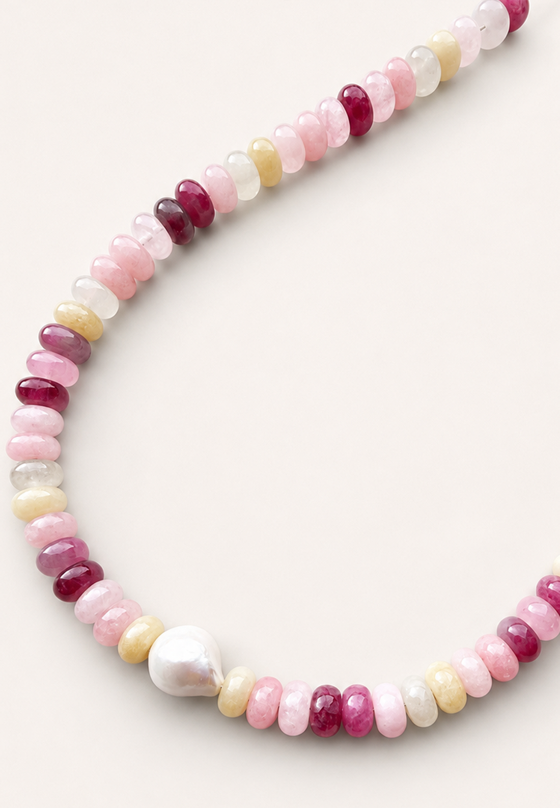 Sunset Baroque Pearl Necklace