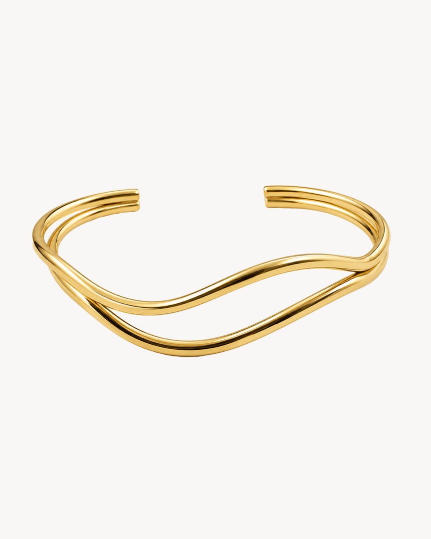 Bea Bundle- Wave Cuff , Bec Earrings